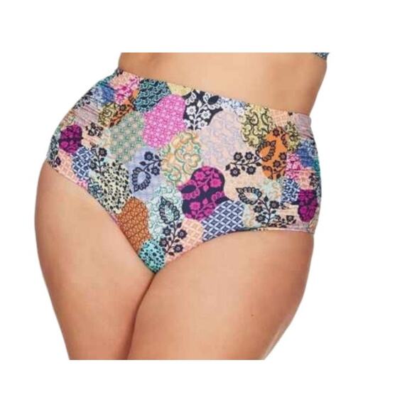 Artesands bikini bottom Salmagundi Multi Botticelli high waist size 20 - Picture 1 of 7